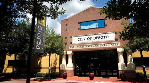 City of desoto tx - 211 East Pleasant Run Road DeSoto, TX 75115. 972-274-CITY (2489) actioncenter@desototexas.gov. Action Center. Powered by , the Government Website Experts Login.